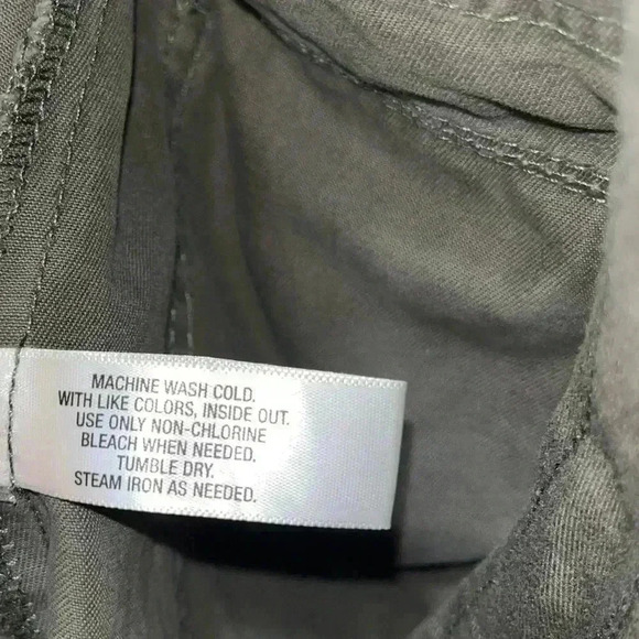 I HEART RONSON Military style utility jacket NWOT tie waist hooded olive - Picture 13 of 16